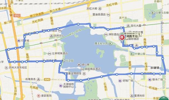 100路公交路线